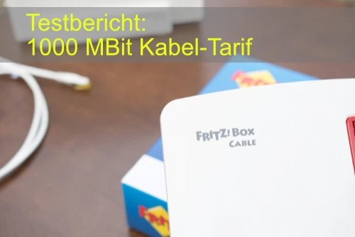 Testbericht Kabel-Flat mit 1000 MBit