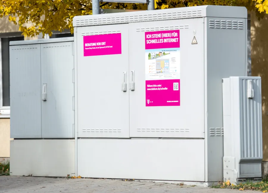 VDSL Verteilerkasten der Telekom