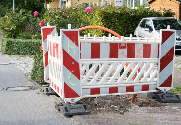 Baustelle Breitbandausbau