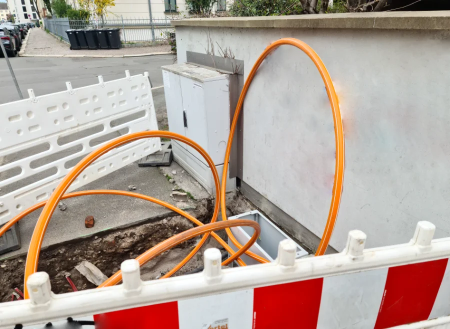 Glasfaserausbau